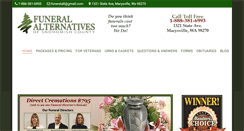 Desktop Screenshot of funeralsandcremationswa.com